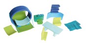 Mobiel Poppenhuis Blauw Groen