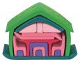 Gemeubeld Poppenhuis Groen/Roze